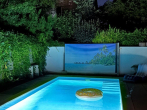 Ruhige Doppelhaushälfte mit Pool *** TOP LAGE Nähe Airbus und Campus - Abendstimmung Pool