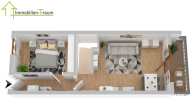 Gemütliche Maisonette-Wohnung in Weissach - Grundriss EG